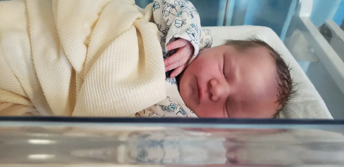 Skylar as a newborn, July 2018